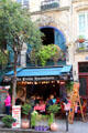 Sidewalk cafes in Latin Quarter. Paris, France.