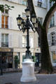 Street lamp in St-Germain-des-Prés neighborhood. Paris, France.