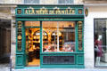 Chocolate shop in St-Germain-des-Prés neighborhood. Paris, France.