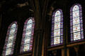 Early Medieval geometry of stained glass at St-Germain-des-Prés. Paris, France.