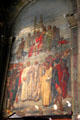 Mural in St-Denis chapel at St-Sulpice church. Paris, France.