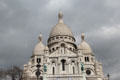 Domes of Basilica of Sacred Heart on Montmartre. Paris, France.