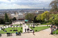 View of Paris from Montmartre. Paris, France.