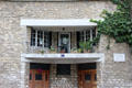 Details of Tristan Tzara house by Austrian architect Adolf Loos on Montmartre. Paris, France.