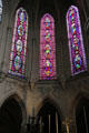Apse stained glass windows by Étienne Thevenot? at Saint-Germain-l'Auxerrois. Paris, France.