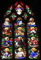 Apostles stained glass window at Saint-Germain-l'Auxerrois. Paris, France