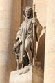 Statue of St Roch at St Roch Church. Paris, France.