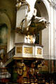 Pulpit at St Roch Church. Paris, France.