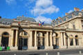 Conseil d'État entrance arches of Palais Royale. Paris, France.
