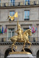 Jeanne D'Arc statue by Emmanuel Frémiet at Place des Pyramides. Paris, France