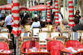 Sidewalk cafe on Champs Elysees. Paris, France.