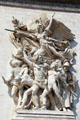 Le Départ de 1792 sculpture by François Rude on Arc du Triomphe. Paris, France