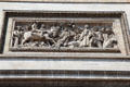 Battle of Aboukir July 25, 1799 relief by Bernard Seure on Arc du Triomphe. Paris, France.
