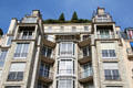 Upper levels of apartment at 25 bis rue Franklin. Paris, France.