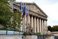 Facade of French National Assembly. Paris, France.