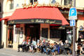 Sidewalk cafe in Paris. Paris, France.