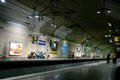RATP metro Luxembourg station. Paris, France.
