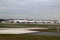 Air France jets at Charles-de-Gaulle Airport. Paris, France.