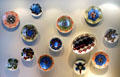 Collection of plates 2911 by Brazilian designers at Museum of Decorative Arts. Paris, France.