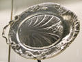 Silver serving tray for roasts by Bapst & Falize silversmiths of Paris at Museum of Decorative Arts. Paris, France.