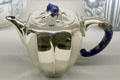 Silver coffee pot by Jean Puiforcat of Paris at Museum of Decorative Arts. Paris, France.