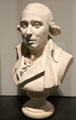 Astronomer & mathematician Pierre-Simon marquis de Laplace bust by Jean-Antoine Houdon at Museum of Decorative Arts. Paris, France.