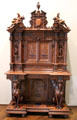 Cabinet in two parts by Henri-Auguste Fourdinois et al of France at Museum of Decorative Arts. Paris, France.