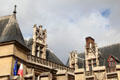Roofline at Cluny Museum. Paris, France.