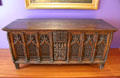 Gothic chest at Petit Palace Museum. Paris, France.