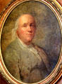 Benjamin Franklin portrait by Joseph-Siffred Duplessis at Petit Palace Museum. Paris, France.