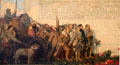 Detail of Last Communiqué ending war Nov. 11, 1918 painting by George Leroux at Petit Palace Museum. Paris, France.