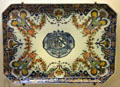 Ceramic platter from Rouen at Petit Palace Museum. Paris, France