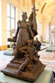 Defense of Paris in 1870 sculpture plaster model by Ernest Barrias at Petit Palace Museum. Paris, France.