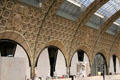 Main hall ceiling details at Musée d'Orsay. Paris, France.