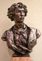 Bronze bust of Charles Garnier, architect by Jean-Baptiste Carpeaux at Musée d'Orsay. Paris, France.