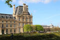 Flore Pavilion of Louvre Palace with Musée d'Orsay beyond. Paris, France.