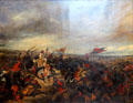 Battle of Poitiers painting by Eugène Delacroix at Louvre Museum. Paris, France.