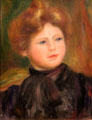 Portrait of a Woman painting by Auguste Renoir at Louvre Museum. Paris, France.