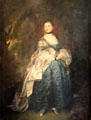 Lady Alston painting by Thomas Gainsborough at Louvre Museum. Paris, France.