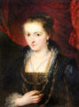 Portrait of a Woman by Peter Paul Rubens of Antwerp at Louvre Museum. Paris, France.