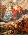 7. Meeting of Marie de' Medici and Henry IV at Lyons from Marie de' Medici Cycle by Peter Paul Rubens at Louvre Museum. Paris, France.