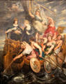 16. Louis XIII Comes of Age from Marie de' Medici Cycle by Peter Paul Rubens at Louvre Museum. Paris, France