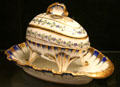 Porcelain sugar bowl by Dihl et Guérhard Manuf. at Louvre Museum. Paris, France