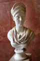 Matidia the Elder niece of Emperor Trajan portrait bust from Italy at Louvre Museum. Paris, France.