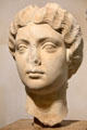 Faustina wife of Marcus Aurelius portrait head from Algeria at Louvre Museum. Paris, France.