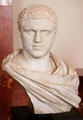 Roman Emperor Caracalla portrait bust at Louvre Museum. Paris, France.