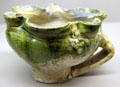 Glazed earthenware cup from Paris at Sèvres National Ceramic Museum. Paris, France.