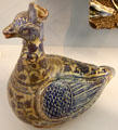 Partridge-shaped pitcher from Tabriz?, Iran at Sèvres National Ceramic Museum. Paris, France.