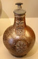 Bartmann stoneware jug from Rhine at Sèvres National Ceramic Museum. Paris, France.