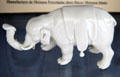 Meissen porcelain elephant at Sèvres National Ceramic Museum. Paris, France.